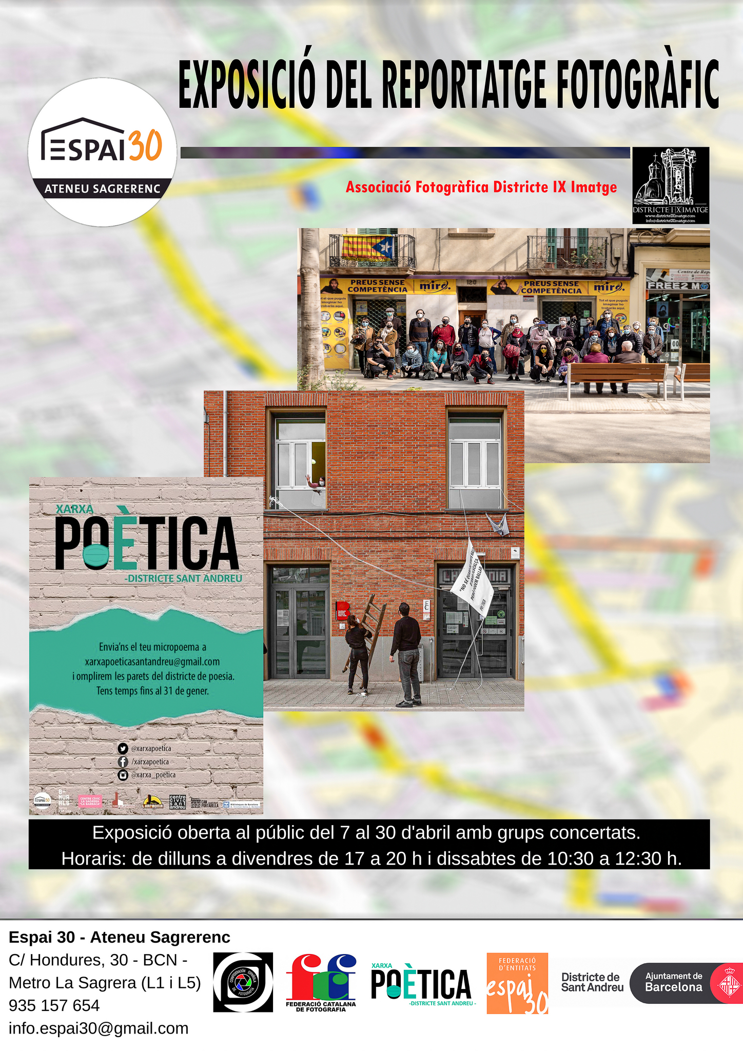 Suport activitats districte, «Xarxa Poètica».